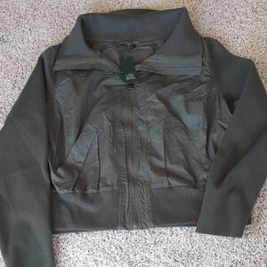 Wild Fable Olive Green Zip-Up Jacket